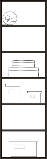 Estrecho: Ropa Corta y 3 cajones (alt.)